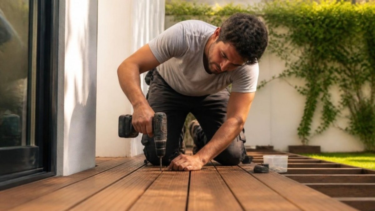 Colocación de deck